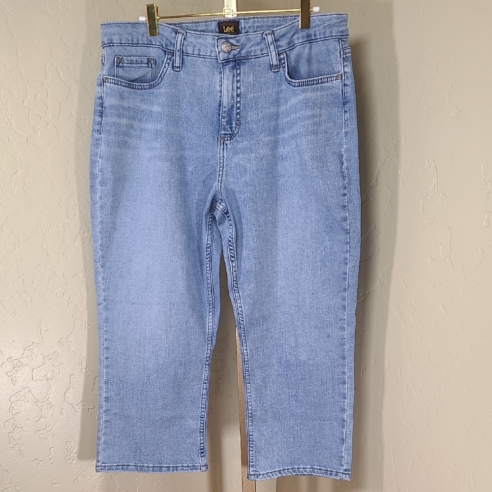 Lee Women's Blue Ankle & Cropped Jeans